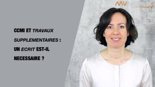 CCMI et travaux supplémentaires