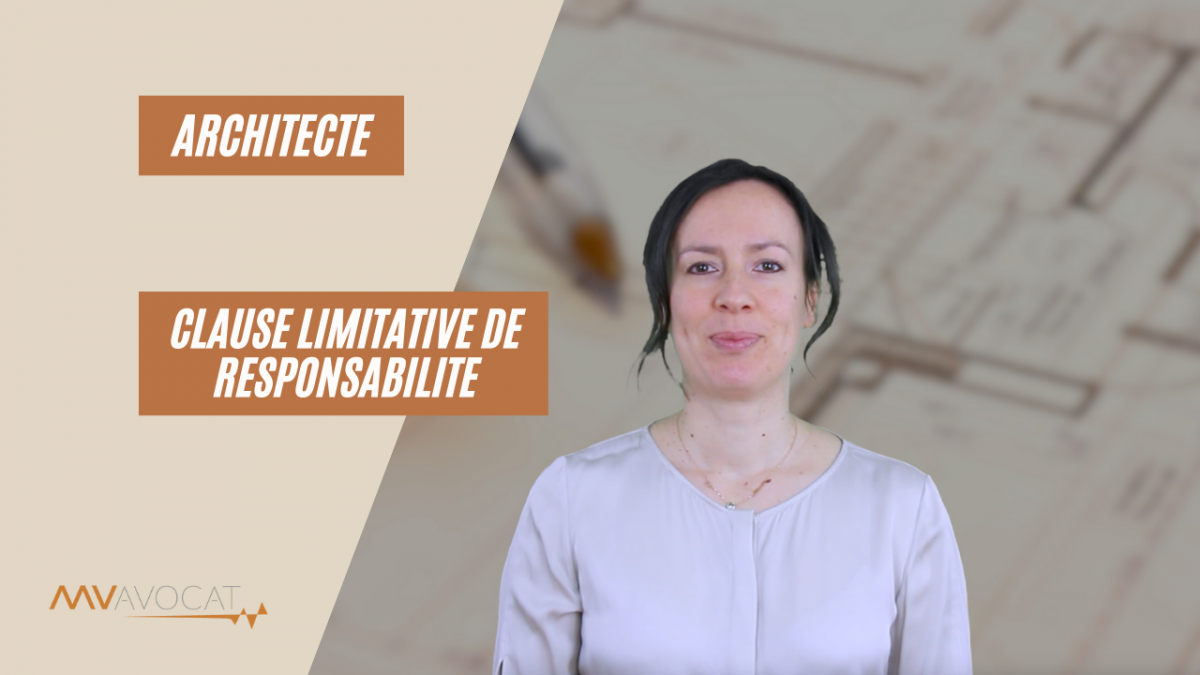 architecte et clause limitative de responsabilite