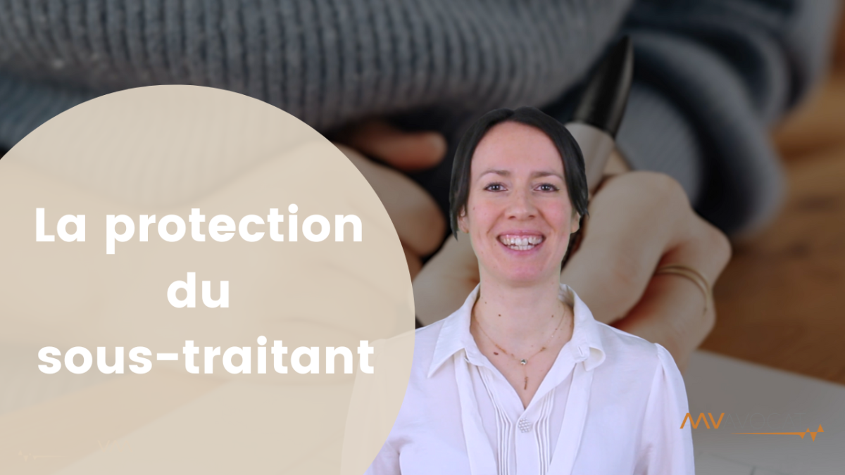 Protection du sous traitant