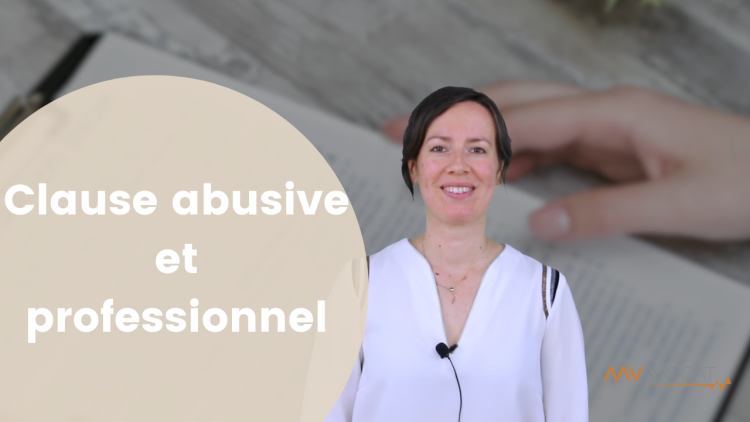 Clause abusive et professionnel